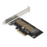 Переходник EXEGATE EXE-534 (M.2 M key -> PCI-E x4 v3,0 для установки SSD 2230/2242/2260/2280 M.2 M key в слот PCI-E x4) EX300627RUS